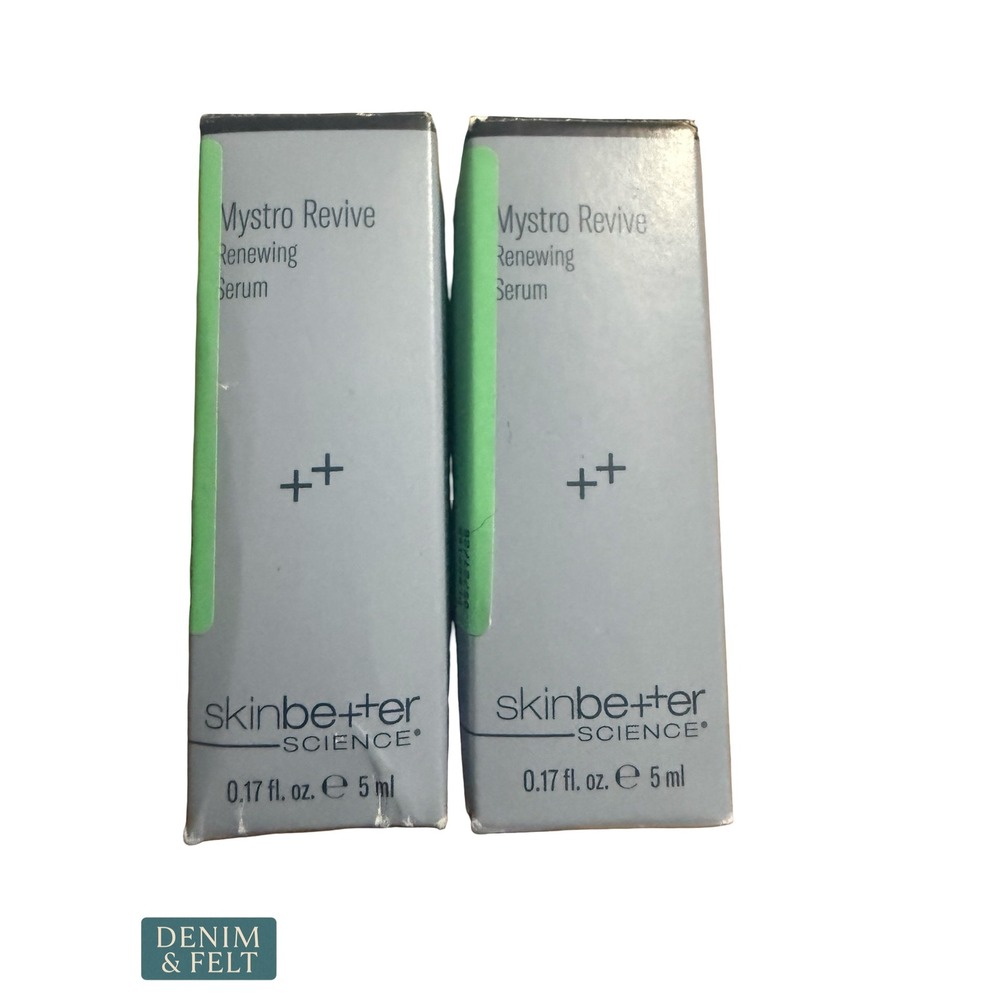 NEW Skinbetter Science Mystro Revive Renewing Serum 0.17oz Travel Size Set of 2